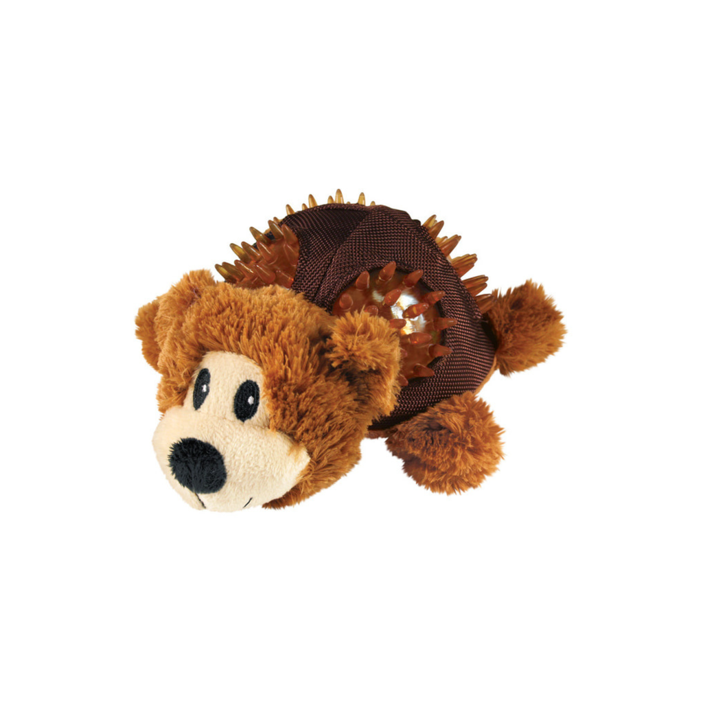KONG Shells Plush Bear Dog Toy Small