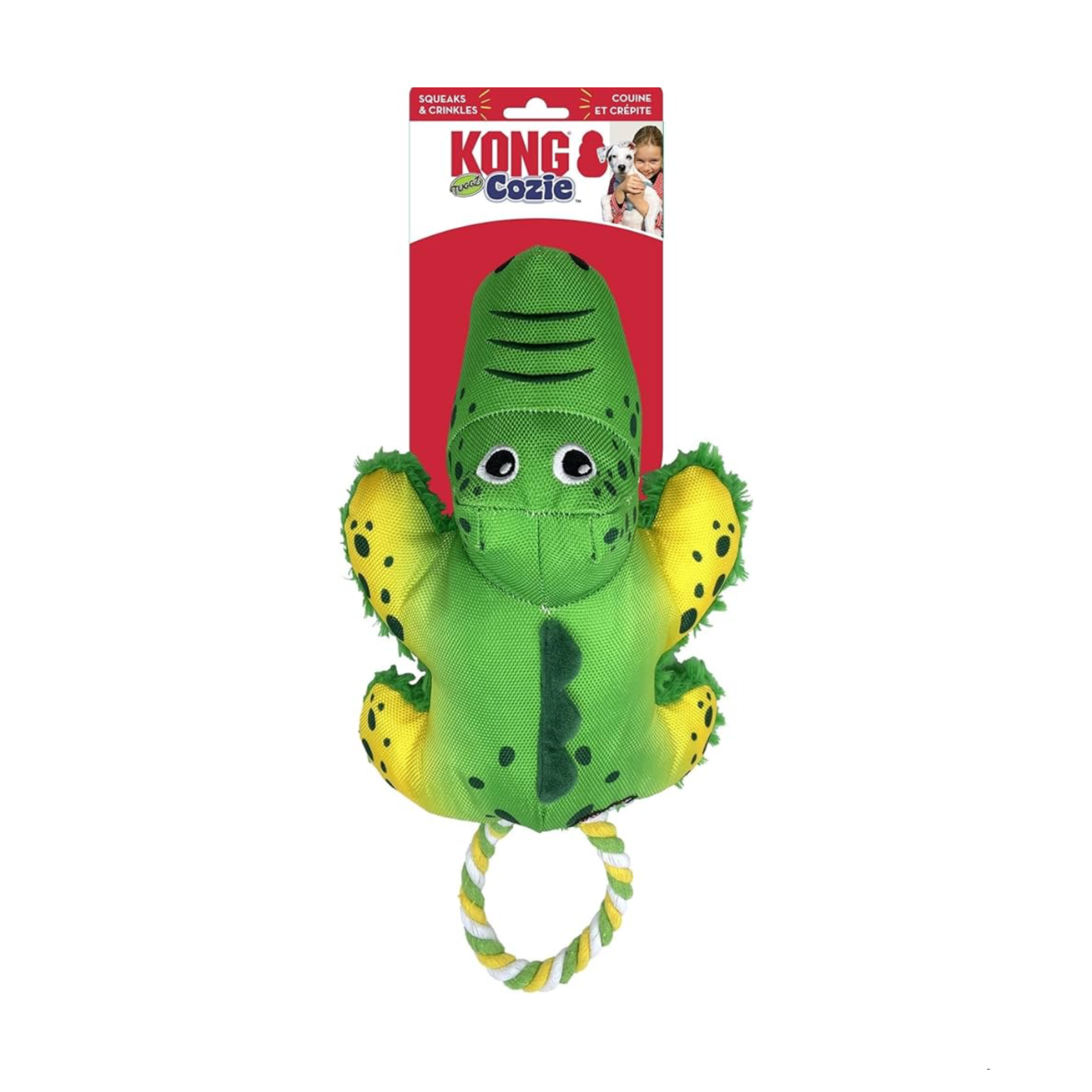 KONG Cozie Tuggz Alligator Medium/Large