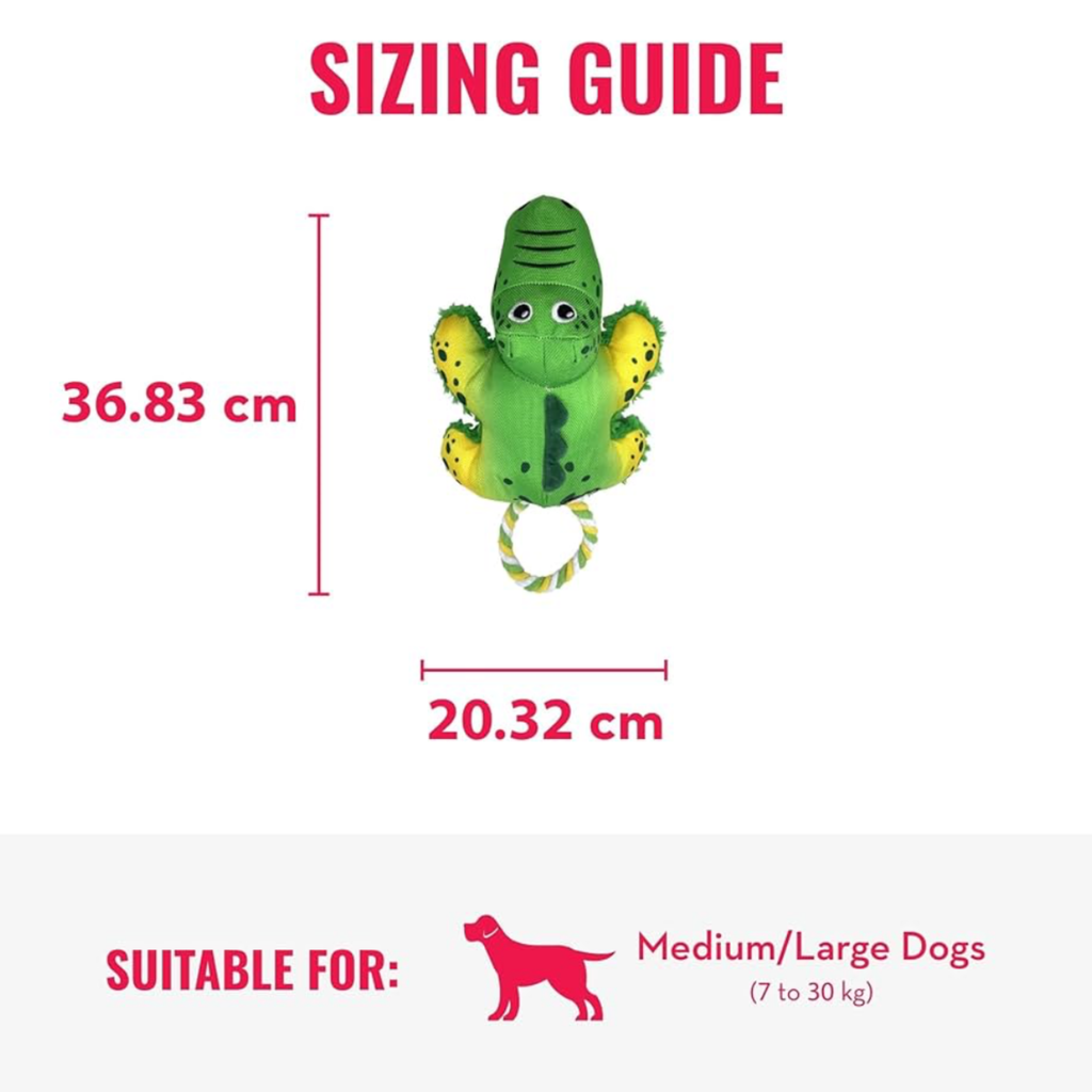 KONG Cozie Tuggz Alligator Medium/Large