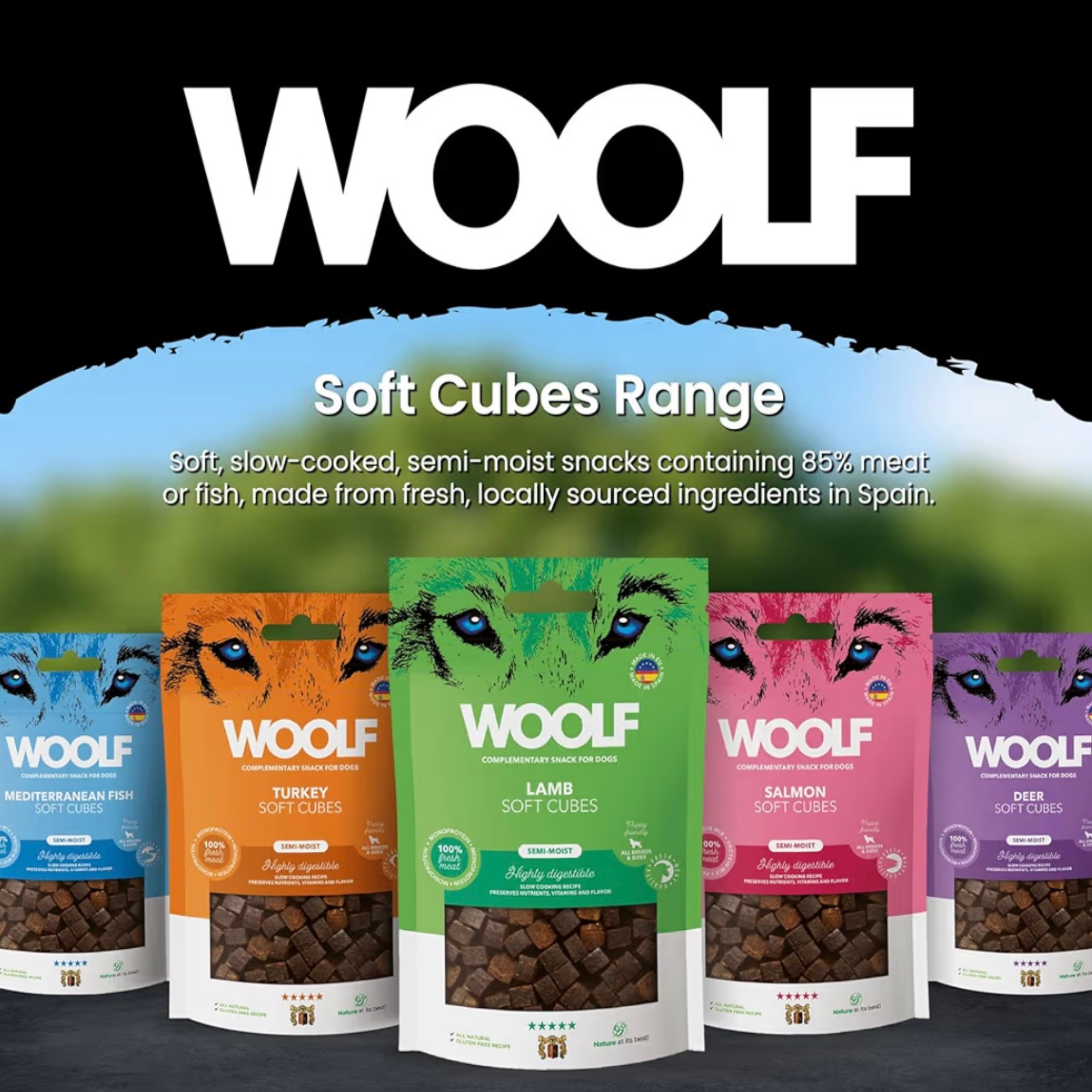 Woolf Soft Cubes Treats Variations