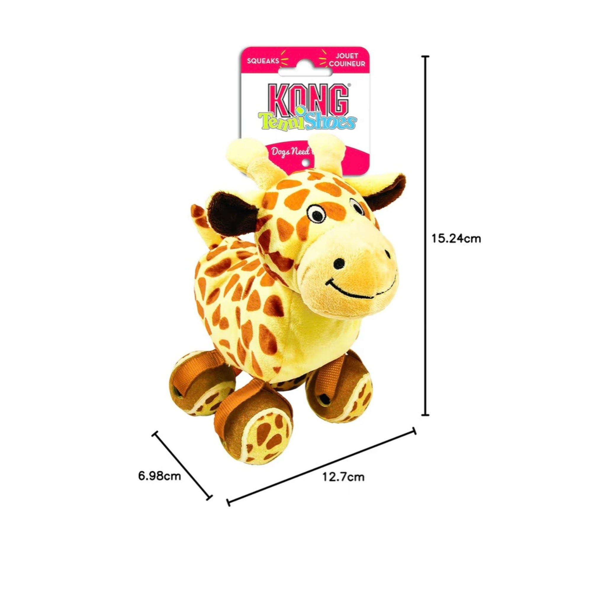 KONG TenniShoes Giraffe Small
