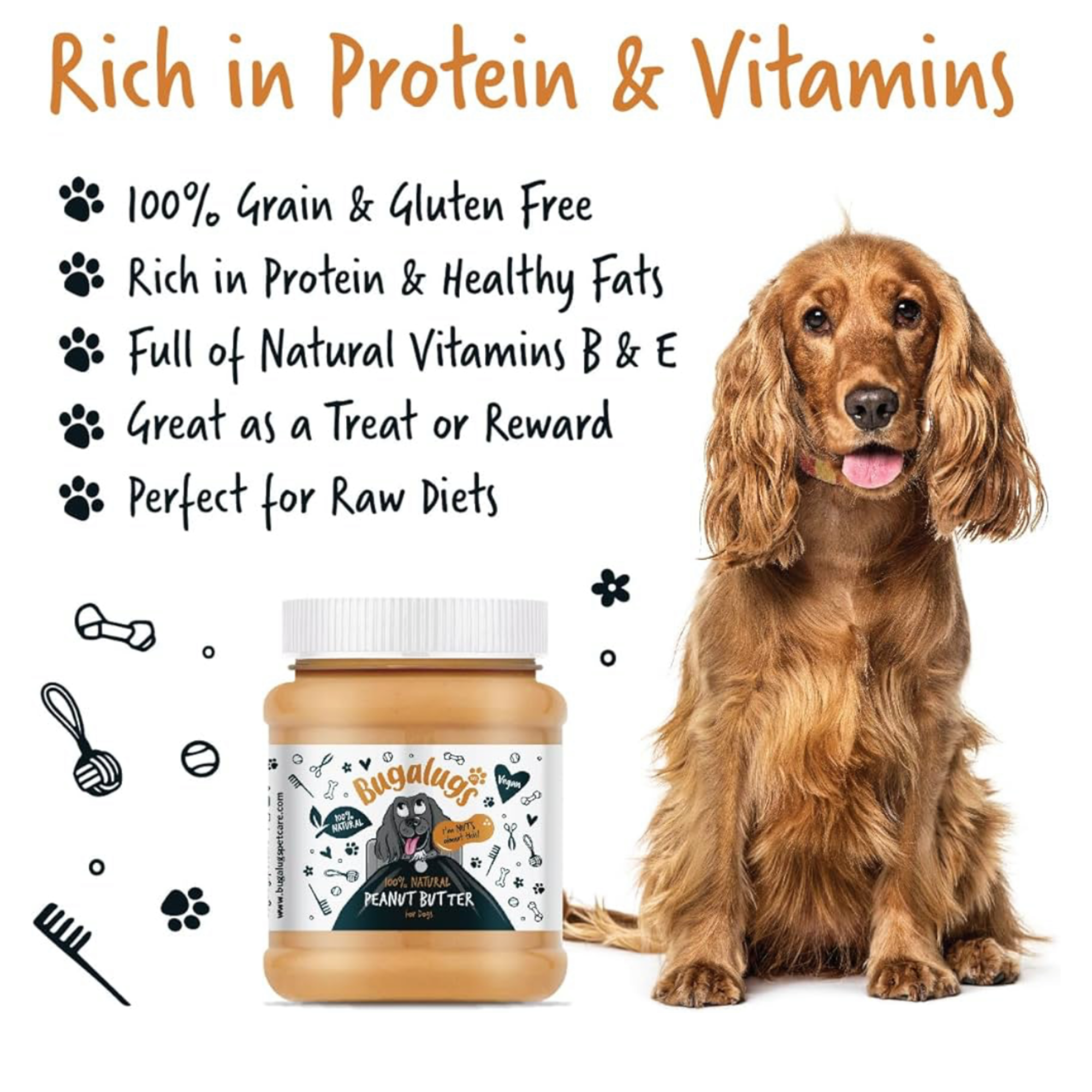 Bugalugs Peanut Butter 340g