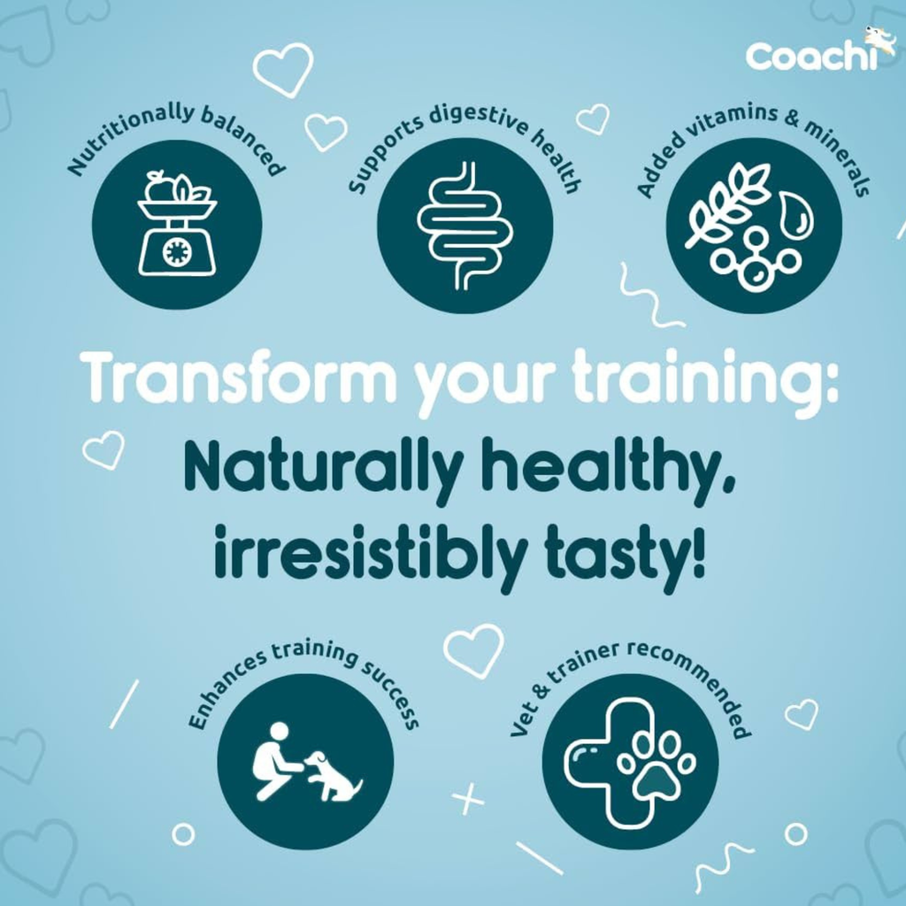 Coachi Puppy Natural Training Dog Treats Chicken and Sweet Potato 100g