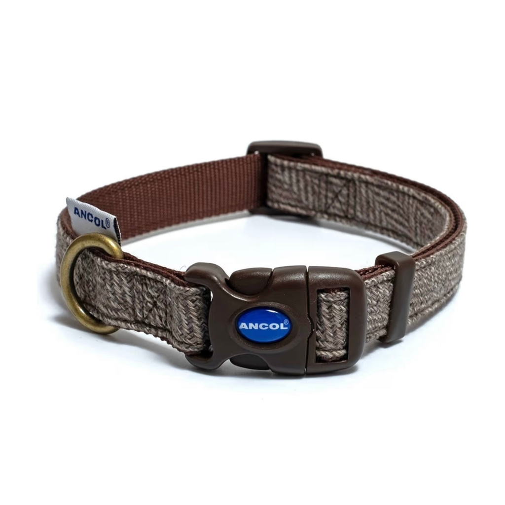 Ancol Heritage Collection Collar and Lead Set 'Herringbone'