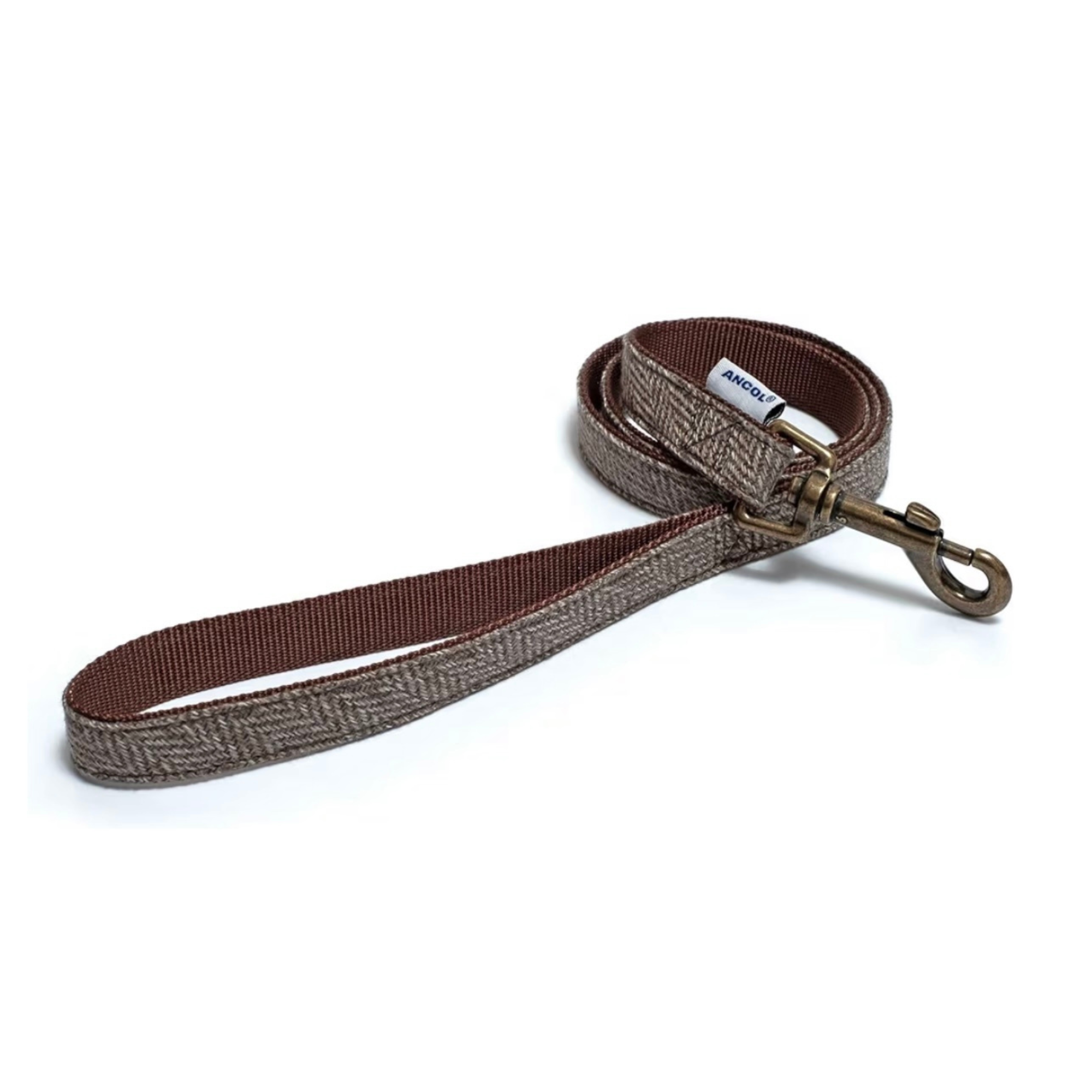 Ancol Heritage Collection Collar and Lead Set 'Herringbone'
