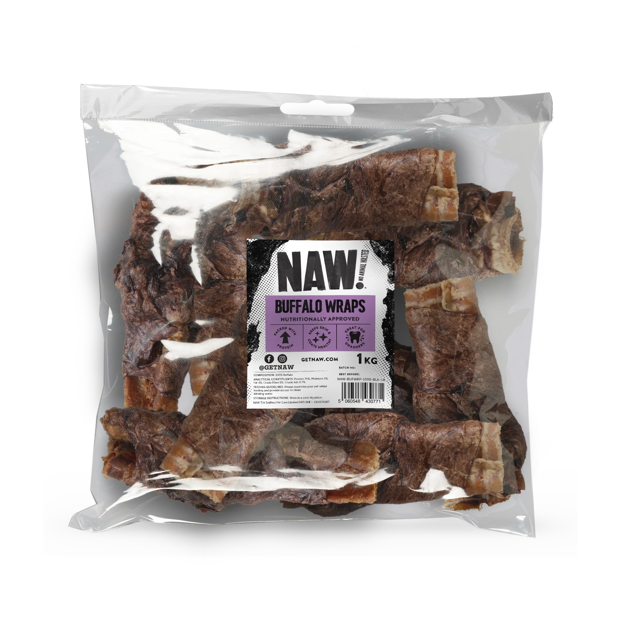 NAW Buffalo Wrapped Trachea 1kg